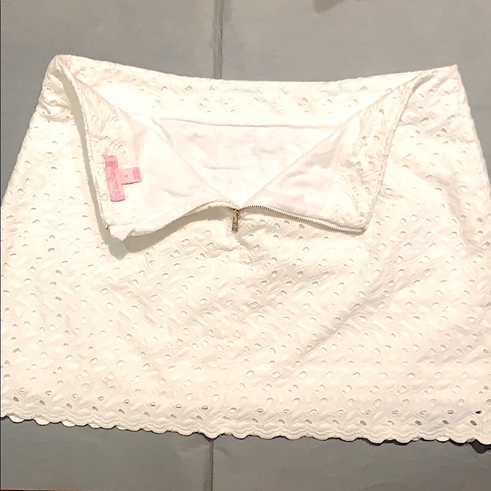 Lilly Pulitzer White Skirt